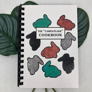 The Camouflage Cookbook Hardcover Spiral Bound Chef Eldon McElroy 2005 Wild Game